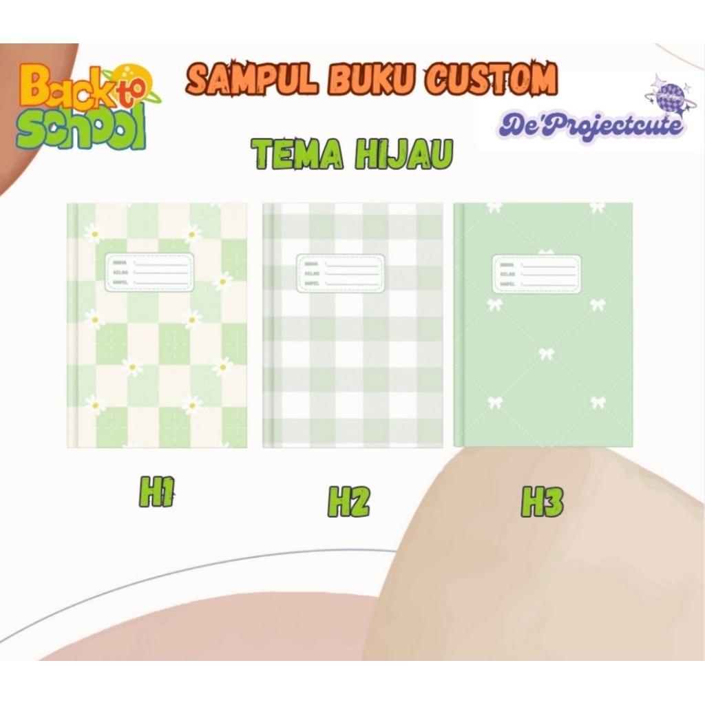 

SAMPUL BUKU CUSTOM / SAMPUL BUKU / SAMPUL BUKU SEKOLAH