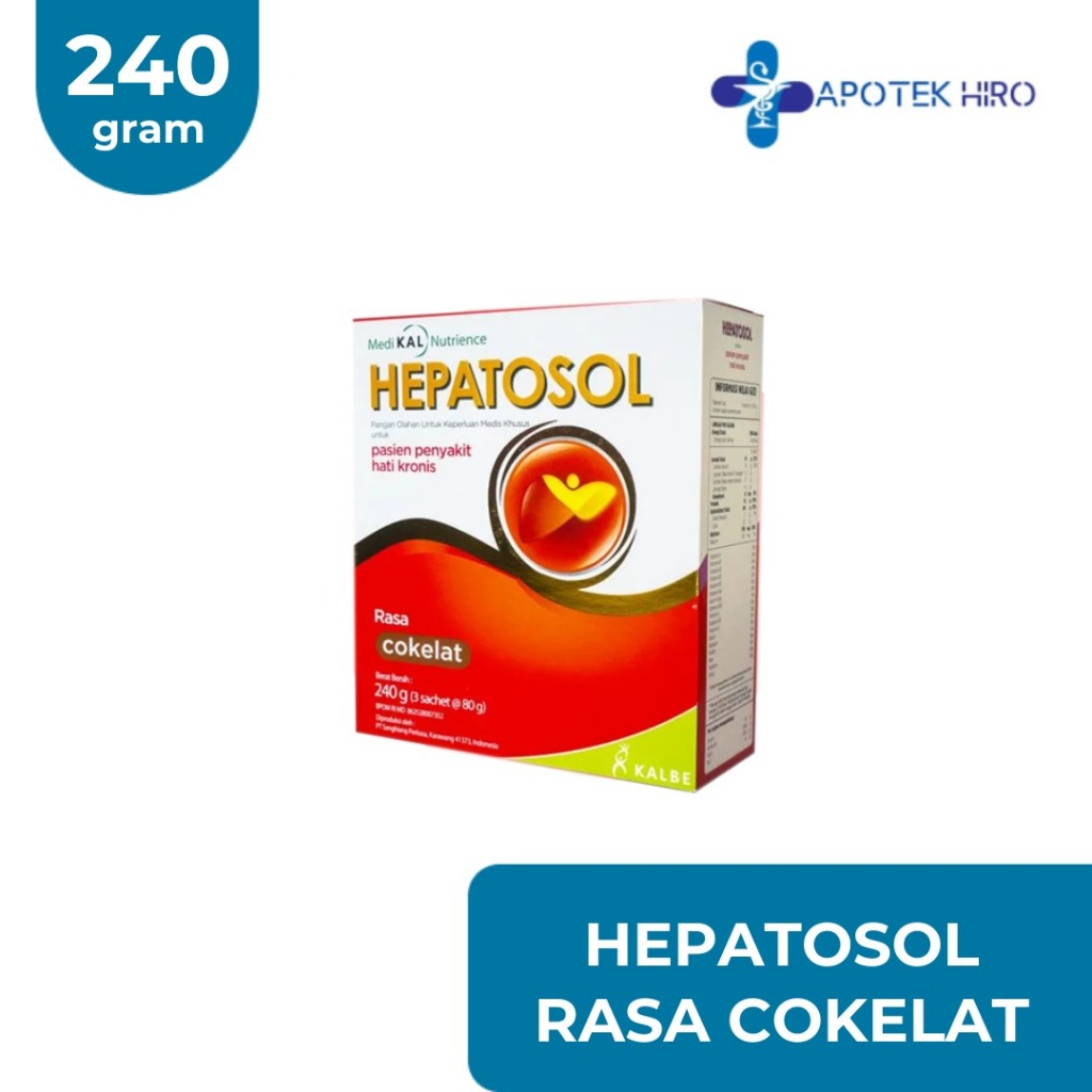 

Hepatosol Rasa Cokelat - 240 gr