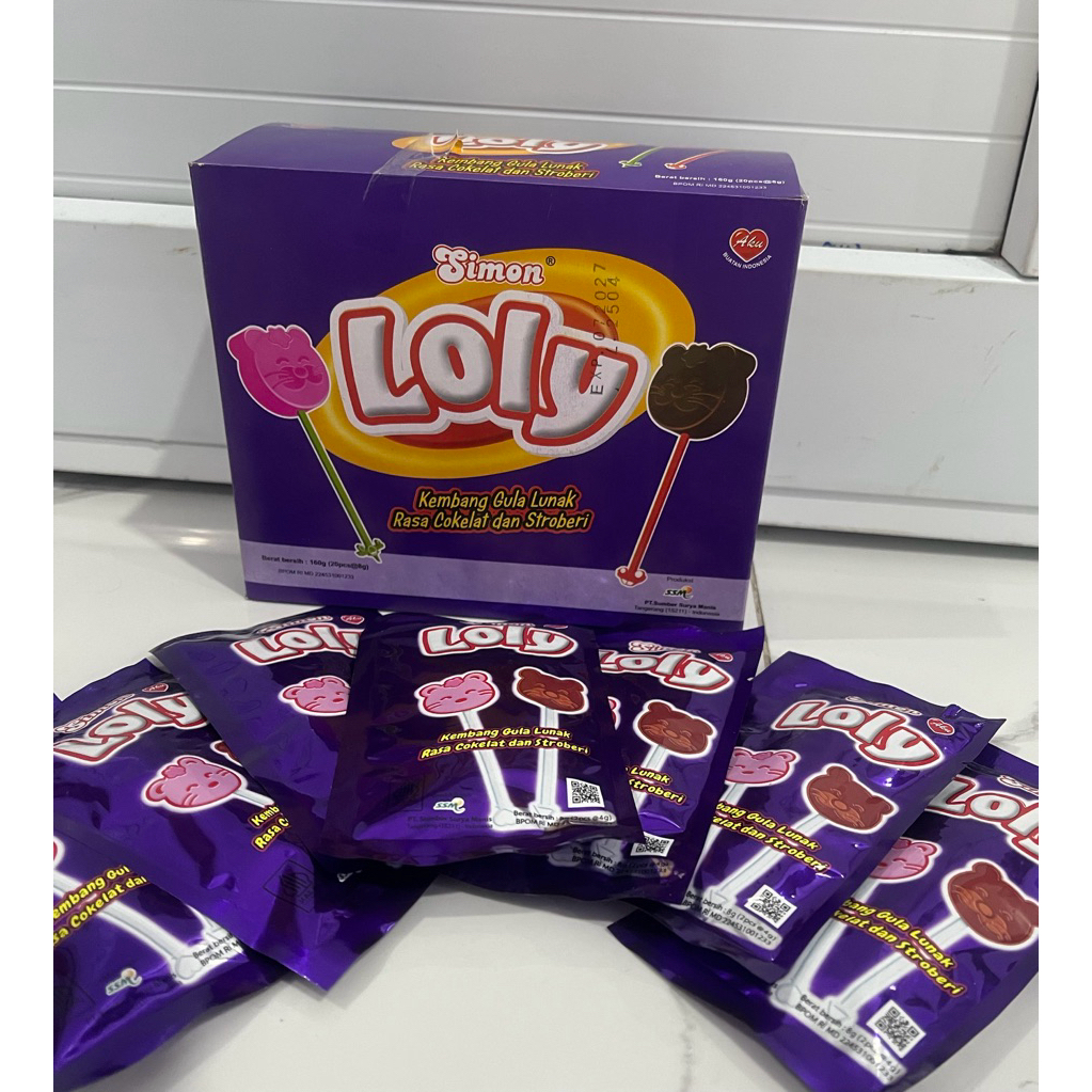 

LOLY SIMON ( isi 20 pcs ) @8gr