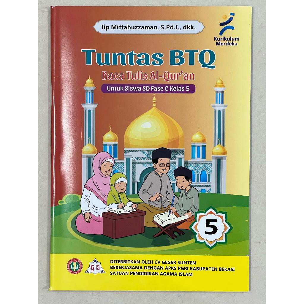 Buku Tuntas BTQ Baca Tulis Al-Quran  Kelas 5