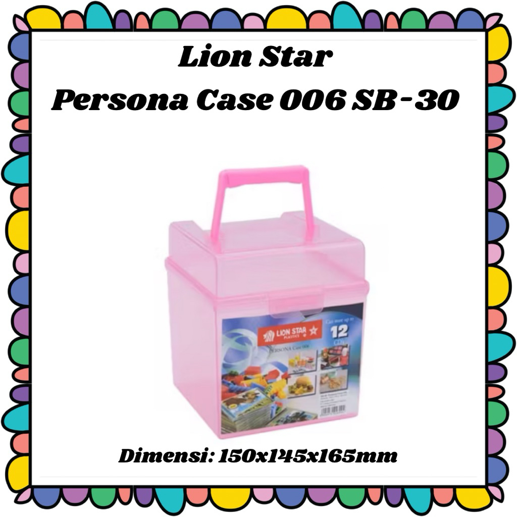 Lion Star Persona Case 006 SB 30 box plastik mainan kosmetik storage