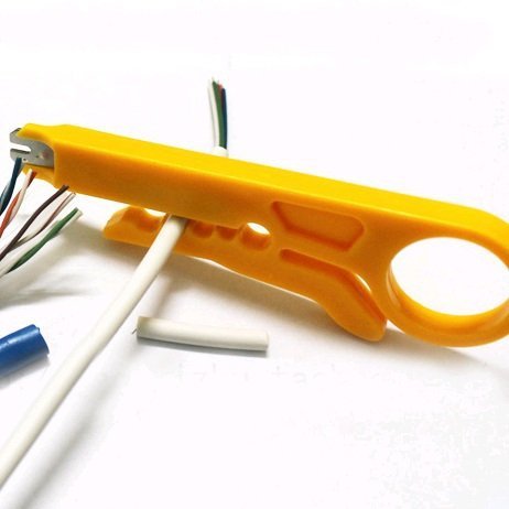

Alat Pemotong Lapisan luar Kabel PENGUPAS KABEL PORTABLE KUNING Gunting Tang Kupas