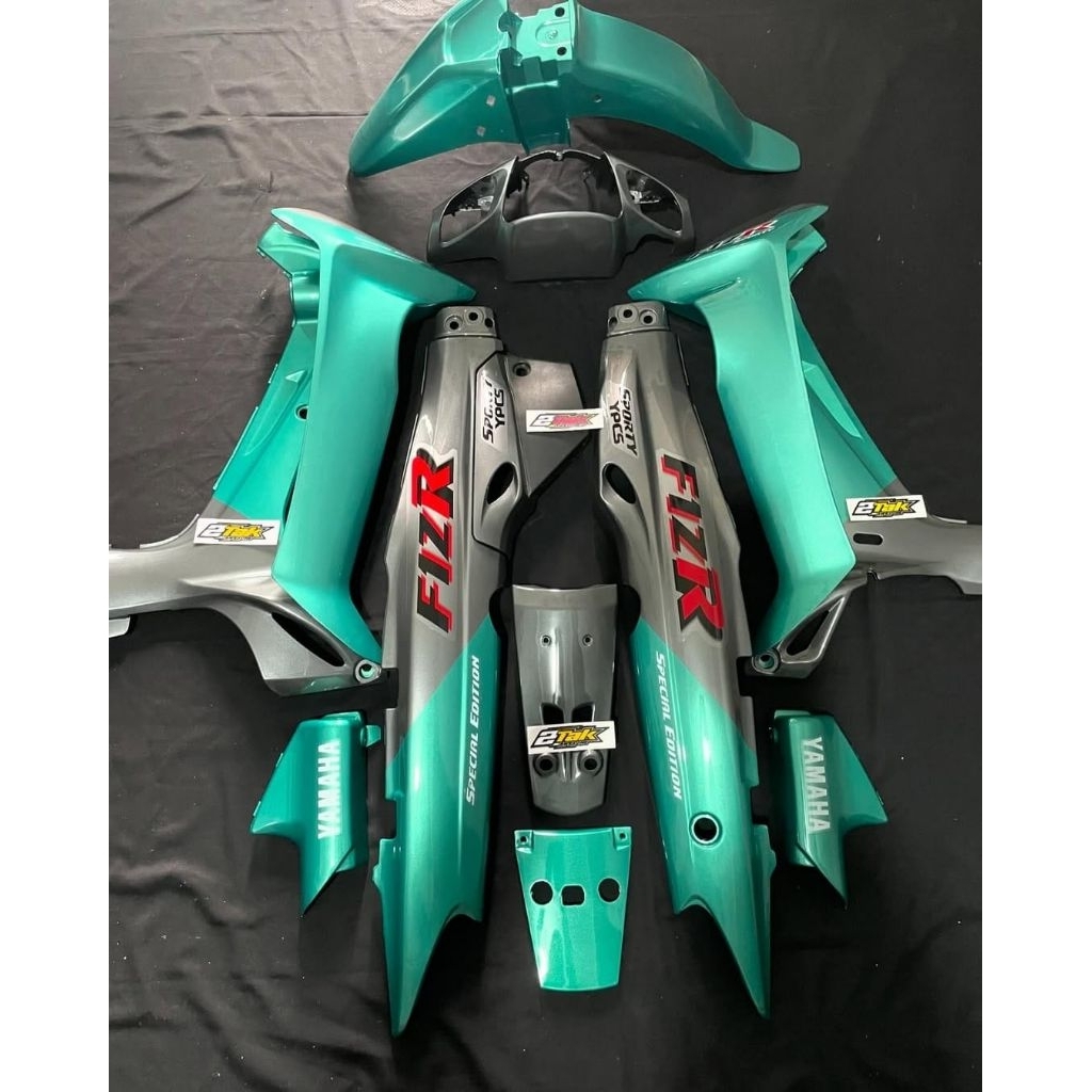 COVER BODY HALUS FULLSET YAMAHA FIZ R FIZR F1ZR BODI SET FIZR F1ZR FIZ R EDISI MARLBORO WARNA TOSCA 