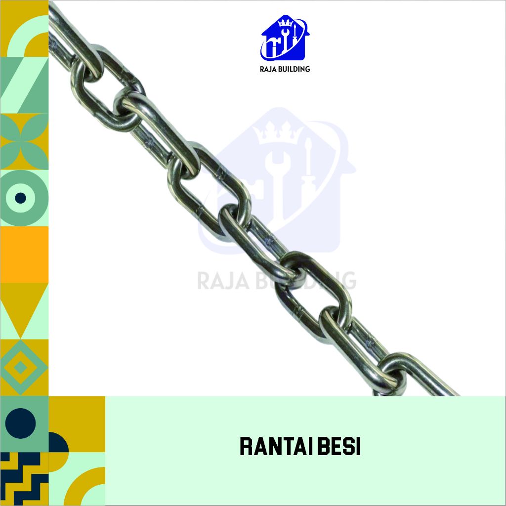 RANTAI BESI/ RANTAI BESI GULUNGAN/ RANTAI PAGAR/RANTAI BEBAN/RANTAI PENGIKAT