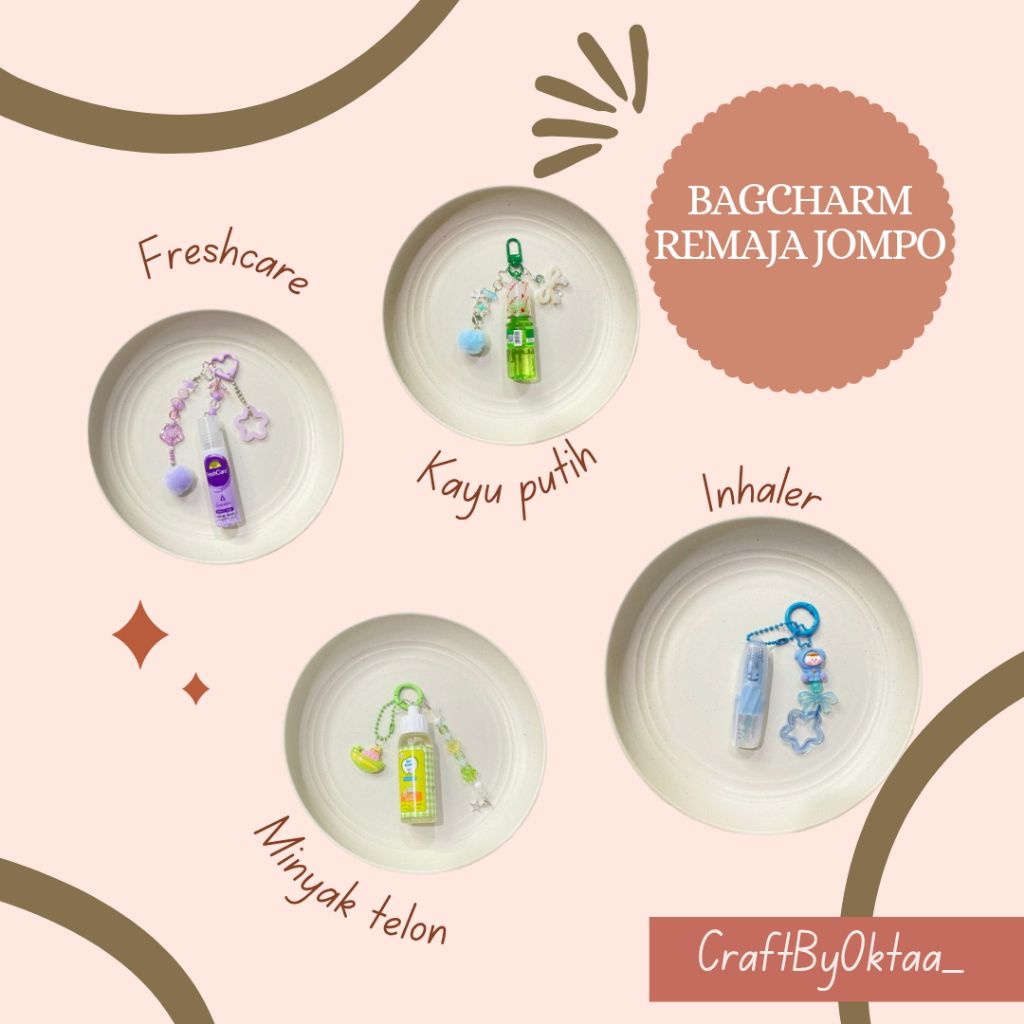 Bagcharm Keychain Remaja Jompo