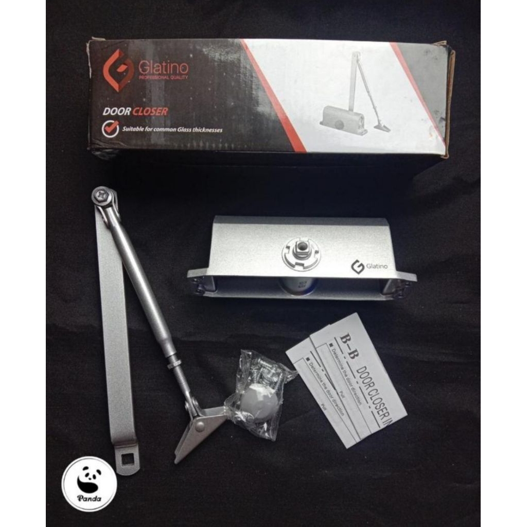 DOOR CLOSER HO KD - 072 GLATINO - Silver Glatino