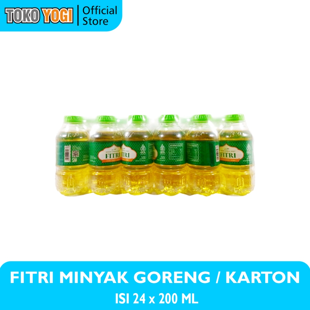 

FITRI 200 ML MINYAK GORENG BOTOL ISI 24 || KARTON
