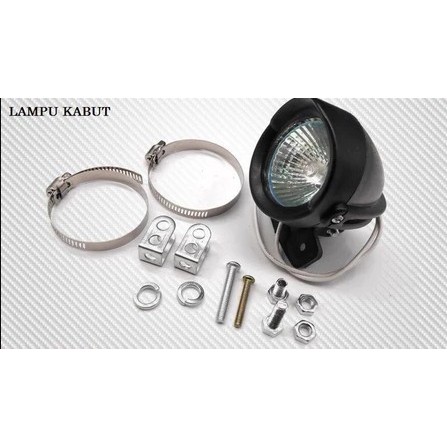 lampu tembak kabut kodok plus breket / lampu tembak kodok kabut Untuk semua motor Universal