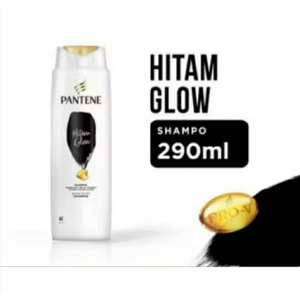Pantene sampo hitam glow  290 ml