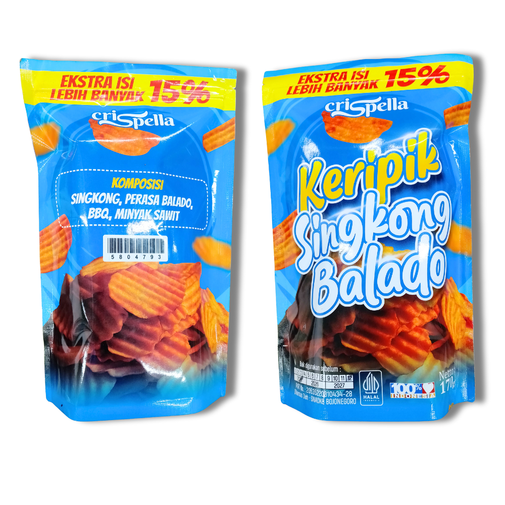 

Keripik Singkong pedas manis viral