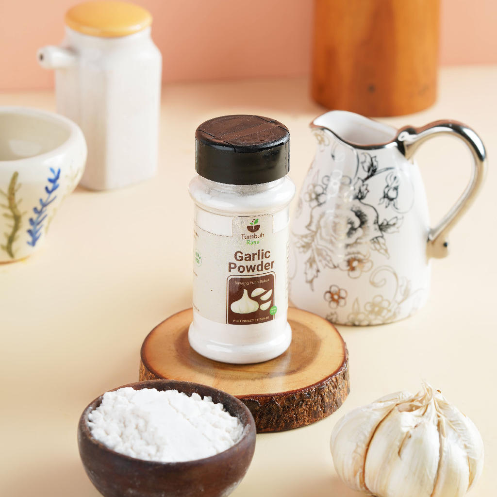 

Bumbu Dasar Bawang Putih Bubuk Tumbuh Rasa - 100% Murni, Organik, Non MSG