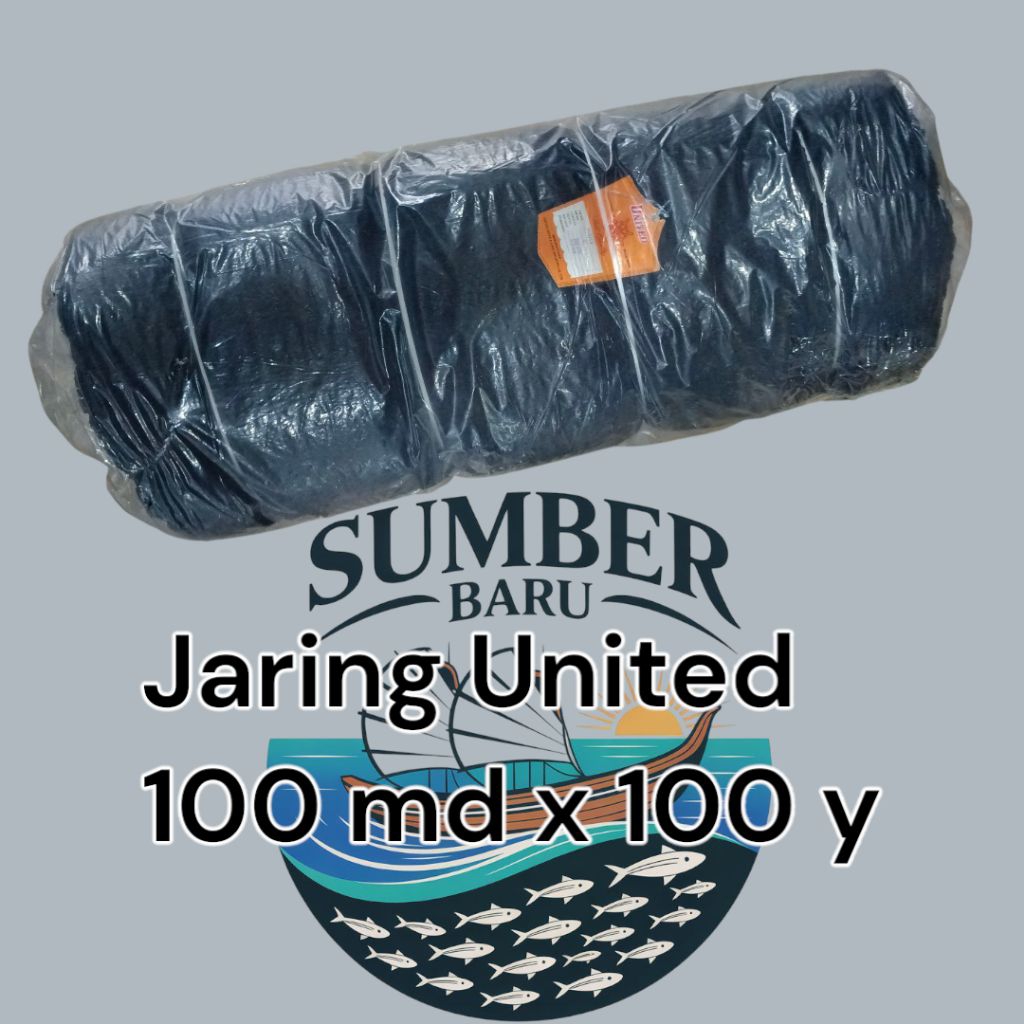 United Stir Jaring Pukat Nilon 1" inci 100 md x 100 y