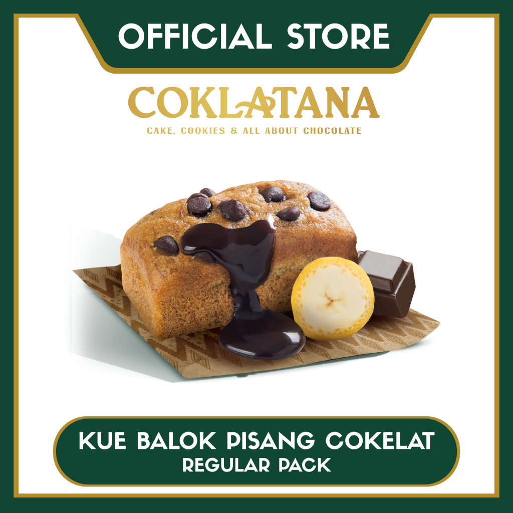 

Coklatana Kue Balok Pisang Cokelat Regular Pack