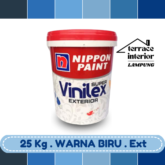 Cat Tembok Vinilex Exterior Biru 25 Kg