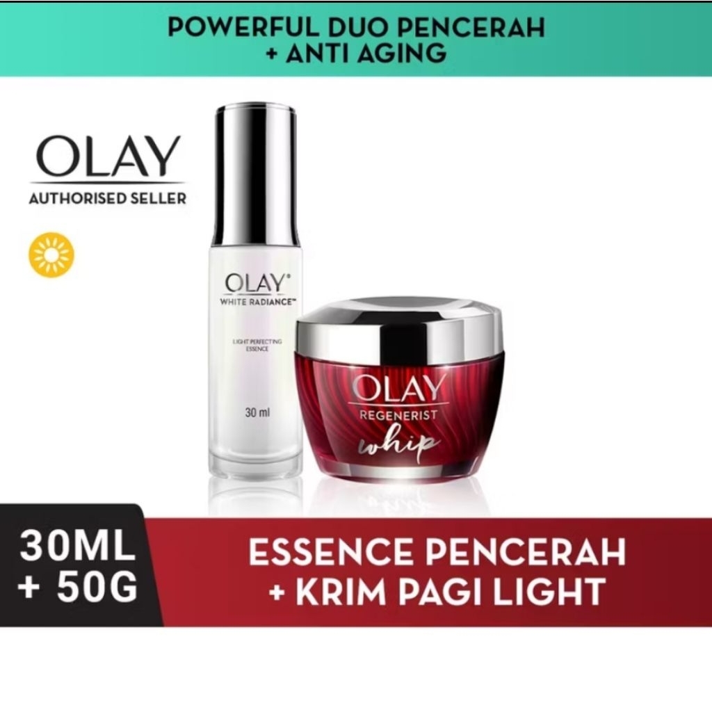 OLAY Super Serum Niacinamide 99% (30ml) + OLAY Regenerist Whip moisturizer (50gr) POWER DUO