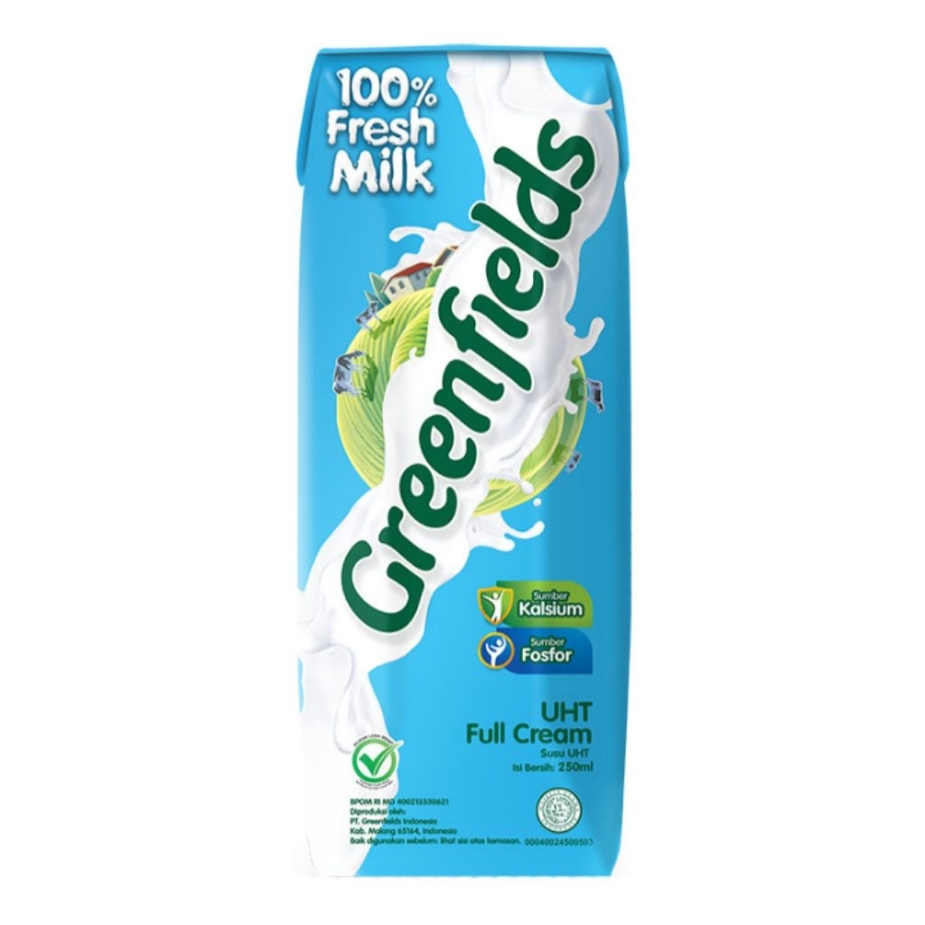 

Greenfields Susu UHT Full Cream Kotak 250 ml