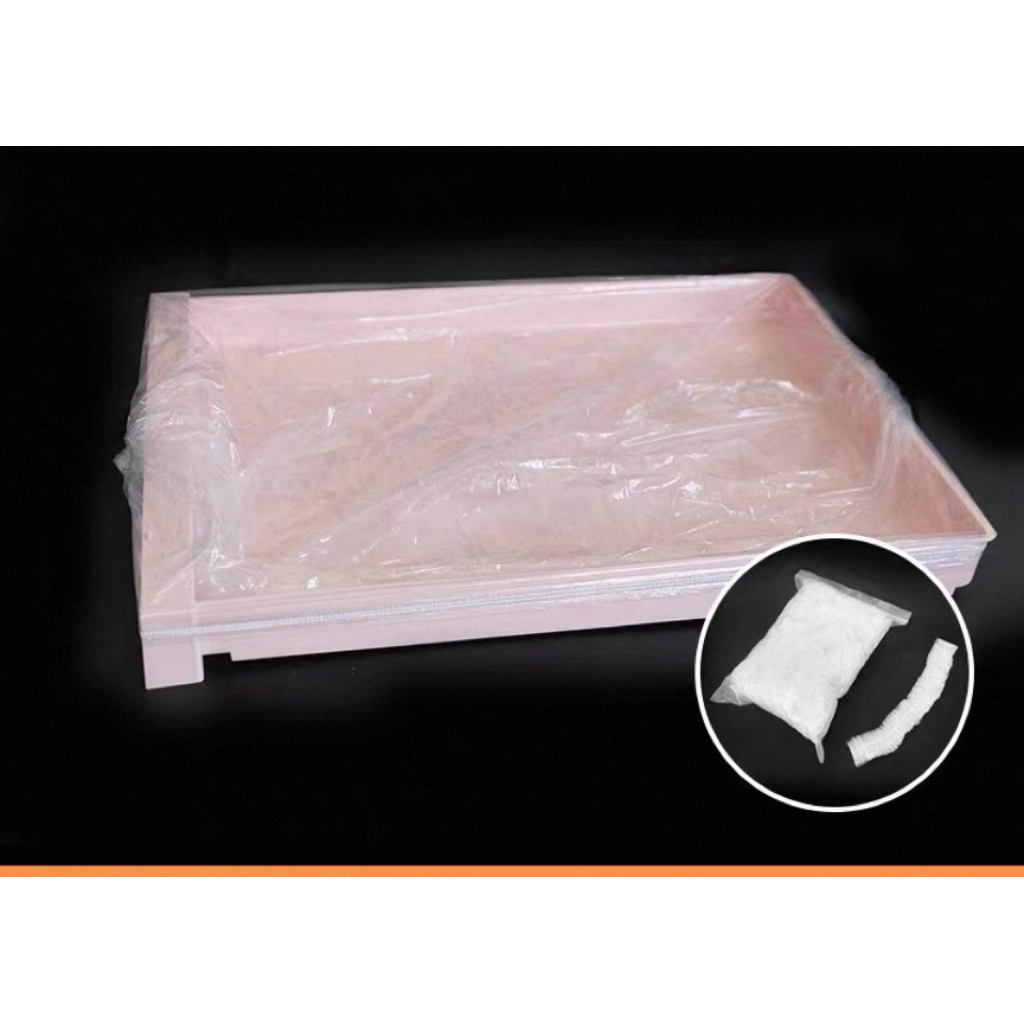 Plastik litter box / Alas litter box / alas potty kelinci / kucing dengan karer