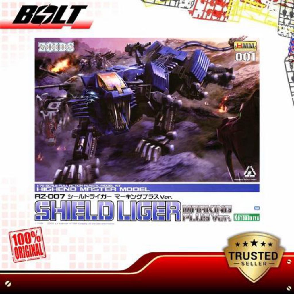 HMM Zoids Shield Liger Marking Plus ver Modelkit