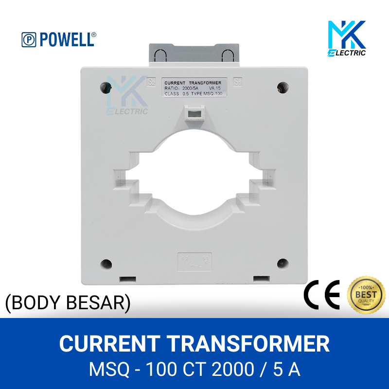 Current Transformer Body Besar MSQ-100 CT 2000 / 5 A - Powell