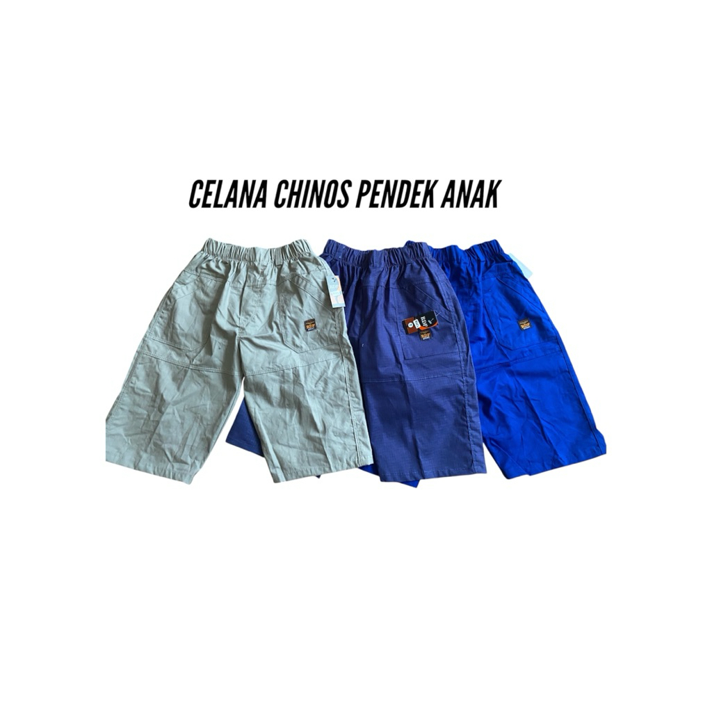 PREMIUM QUALITY CELANA CHINOS PENDEK ANAK