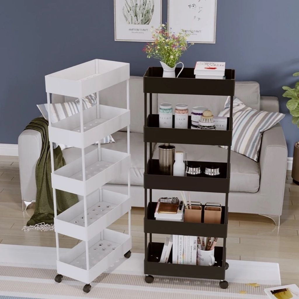 Rak Dapur Serbaguna Rak 4 Susun Multifungsi Rak 4 Susun Plastik