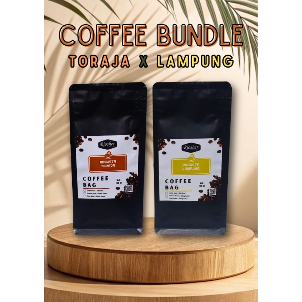 

[Bundle pack]Coffee Bag 100gr Beli 2 Lebih Hemat Stock terbatas
