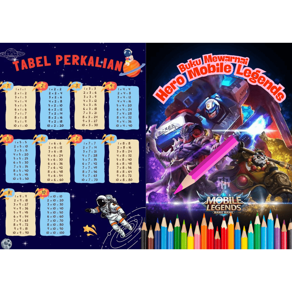 

BUKU MEWARNAI HERO MOBILE LEGEND