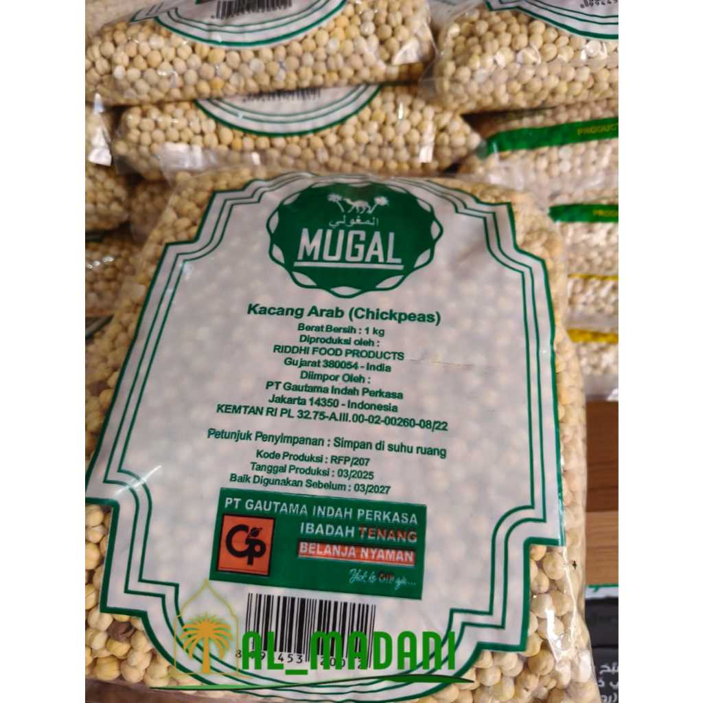 

Kacang Arab Roasted Gurih Kejo Kemasan 1kg 100% Original