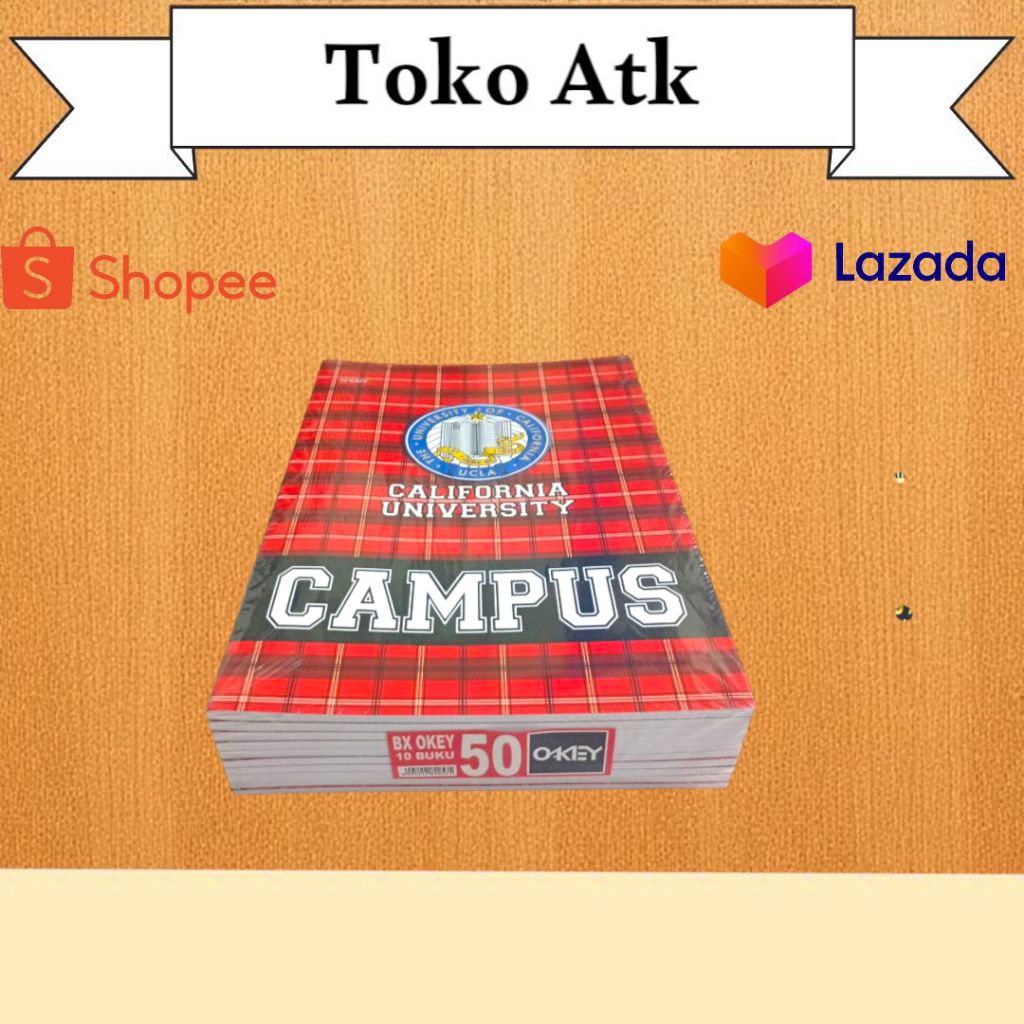 

1 pak buku tulis OKEY Campus 50 Lembar
