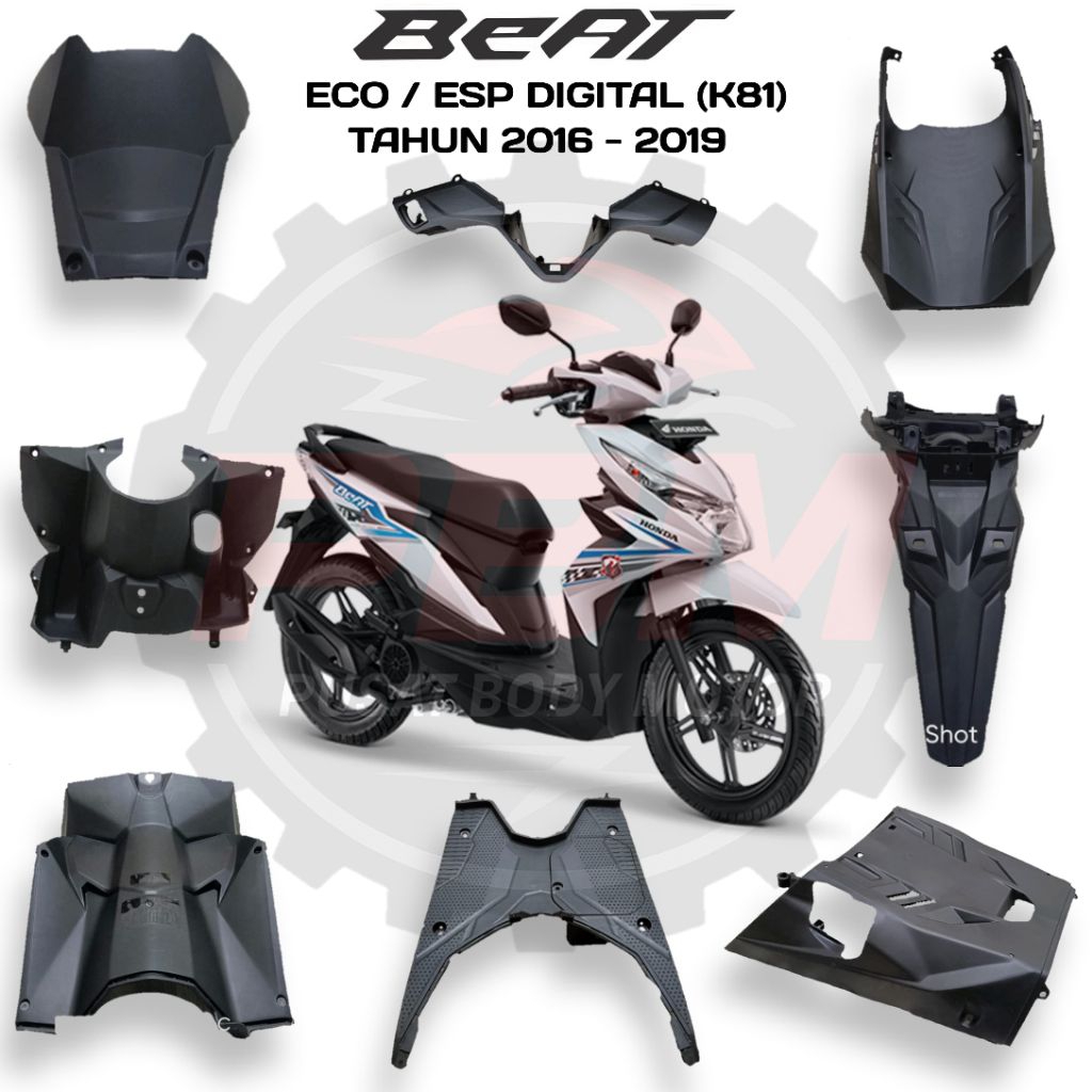 Body Motor Honda BeAT ESP DIGITAL / BEAT ECO 2016 - 2019 PNP BEAT STREET 2016 2017 2018 2019 BODY KA