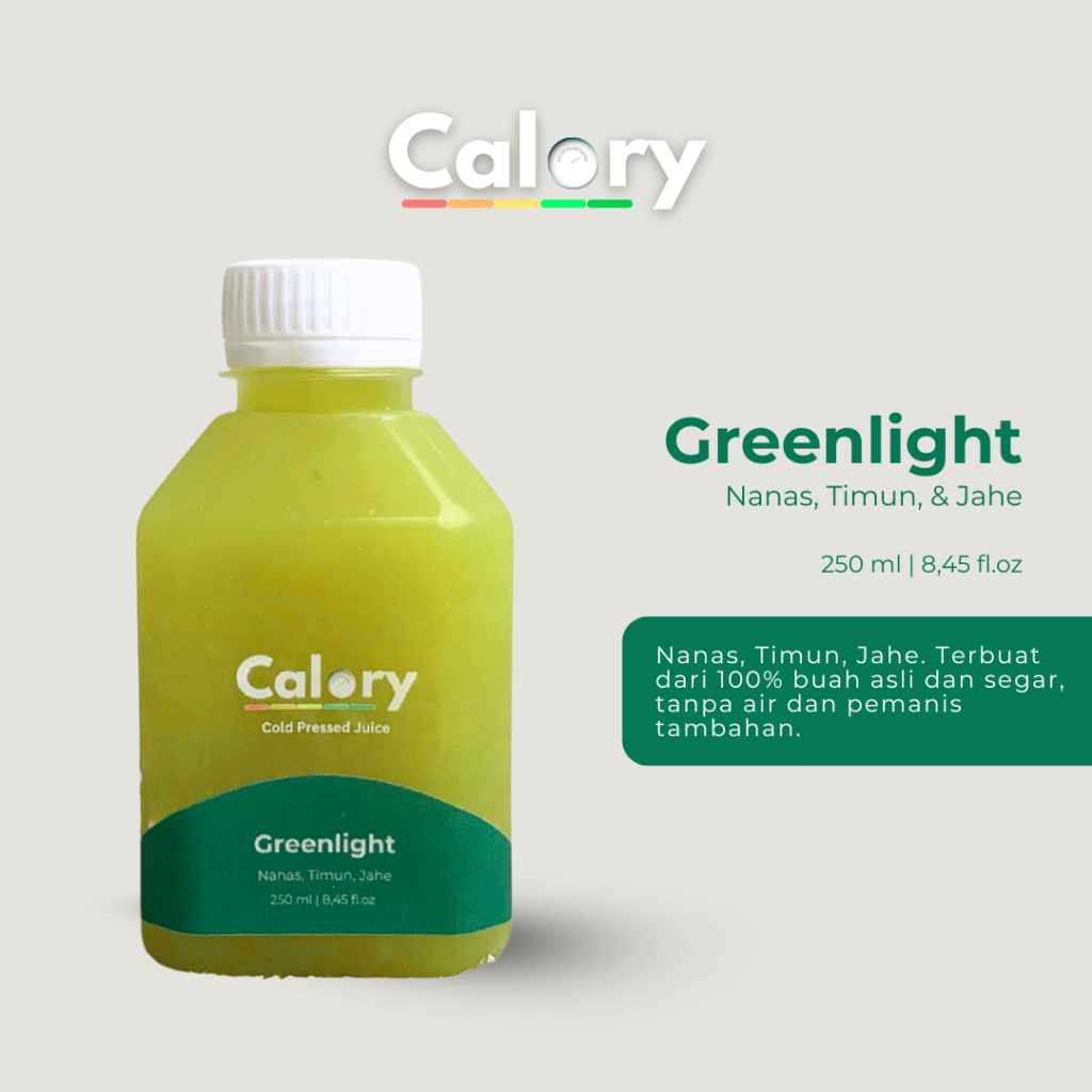 

Greenlight 250 Ml - Cold Pressed Juice by Calory