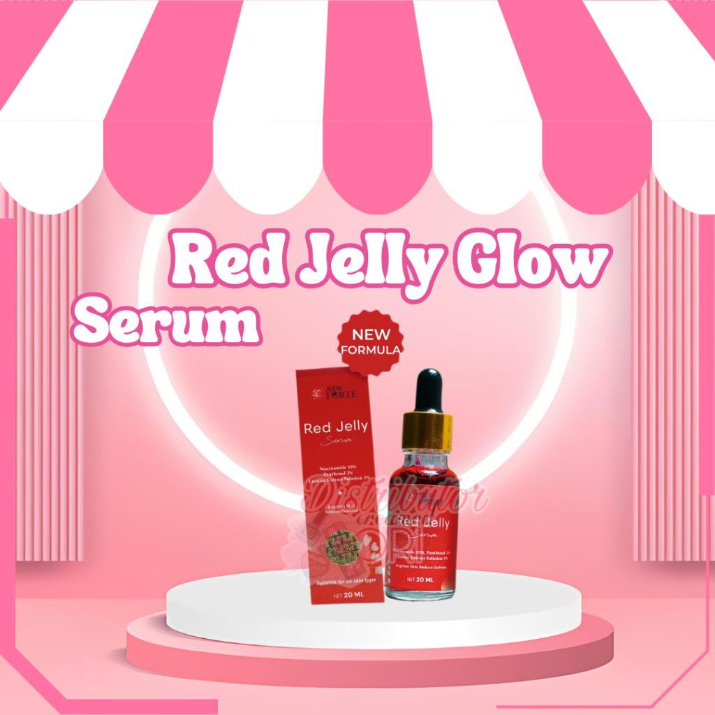 RED JELLY GLOW SERUM BY SYB FORTE /serum jelly merah bpom