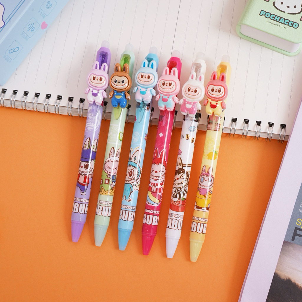 

Pulpen Gel Karakter Labubu Pulpen Mekanik Sanrio