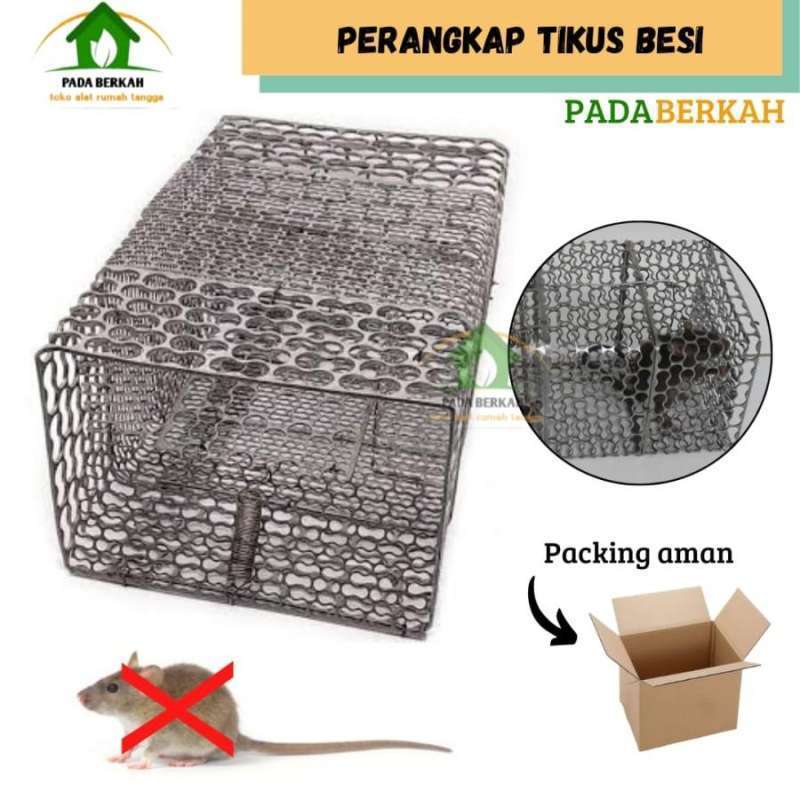 READY STOK Jebakan Perangkap Tikus Besi / Jebakan Tikus Bahan Besi Tebal / Perangkap Tikus Bahan Bes