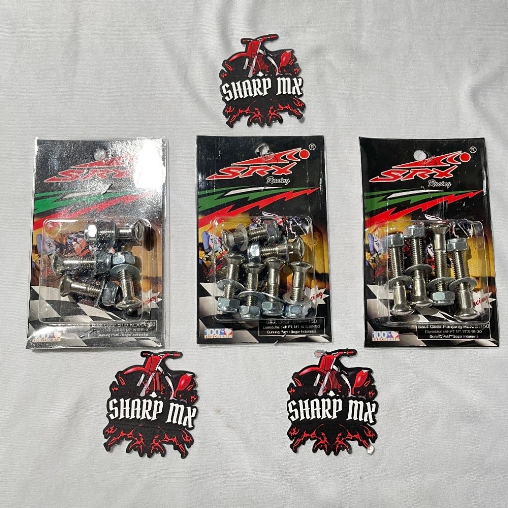 Baut Buad Gir Gear KLX CRF WR panjang Spacer Supermoto