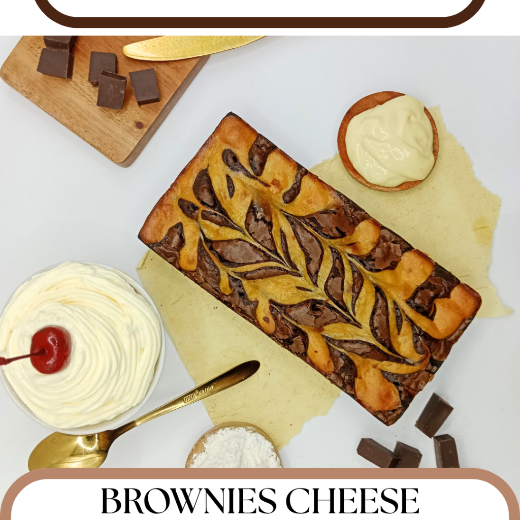 

Brownies Cream Cheese | Brownies Coklat Panggang | Cheese Cake Brownies | BrowCheese | TERMURAH
