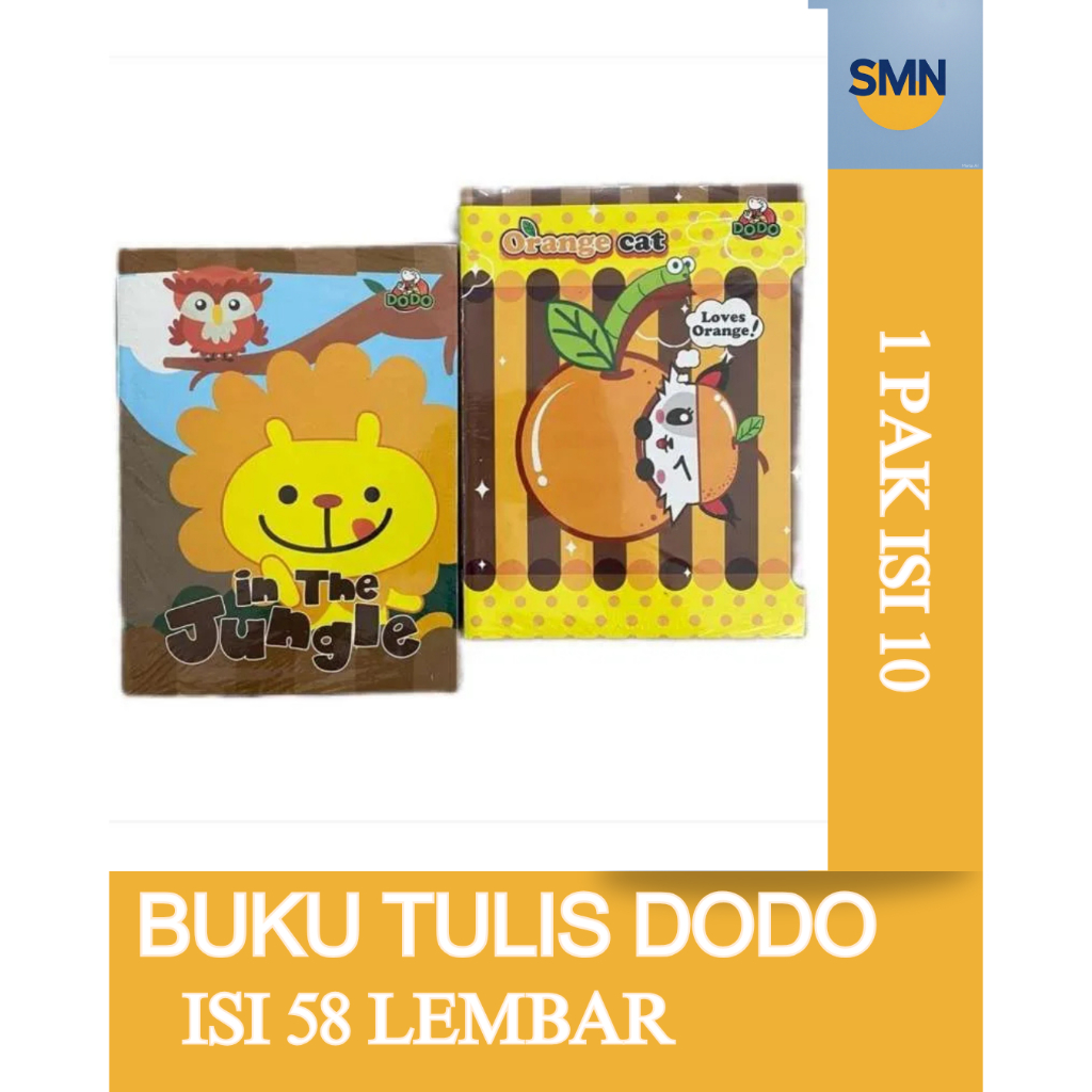 

BUKU TULIS MURAH DODO ISI 38/58 LEMBAR 100% ORIGINAL