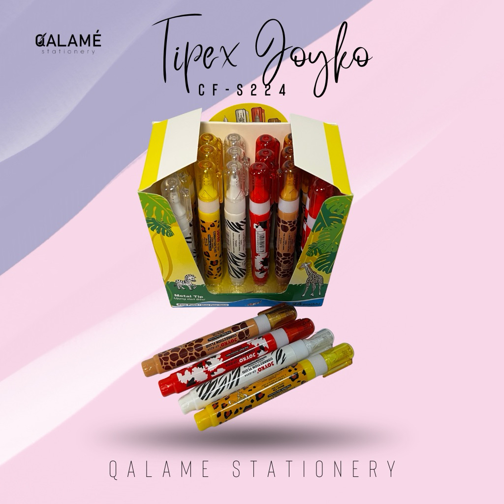 

Joyko Tipe x Cf - S224 / Penghapus pulpen / Cairan koreksi