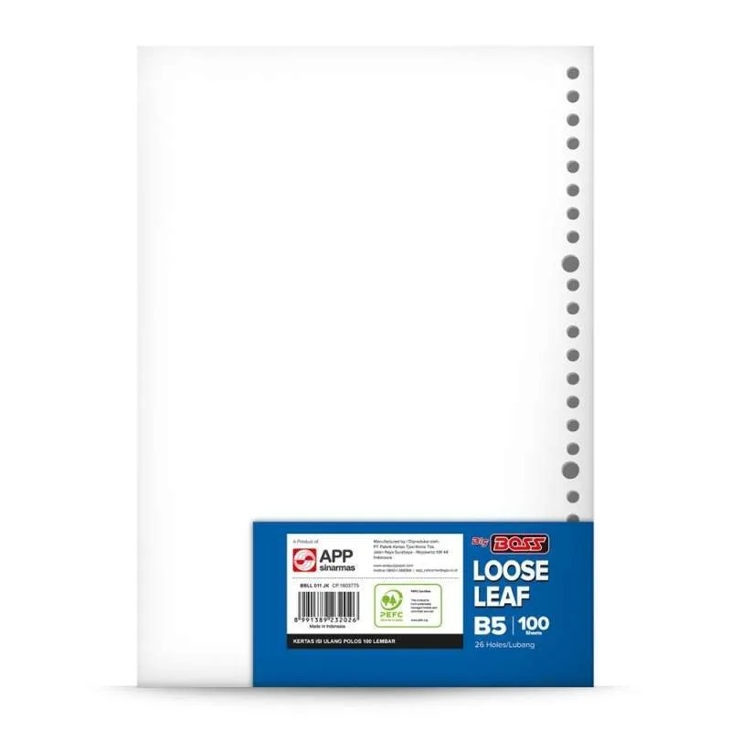 

GROSIR Kertas file B5 loose leaf isi binder map