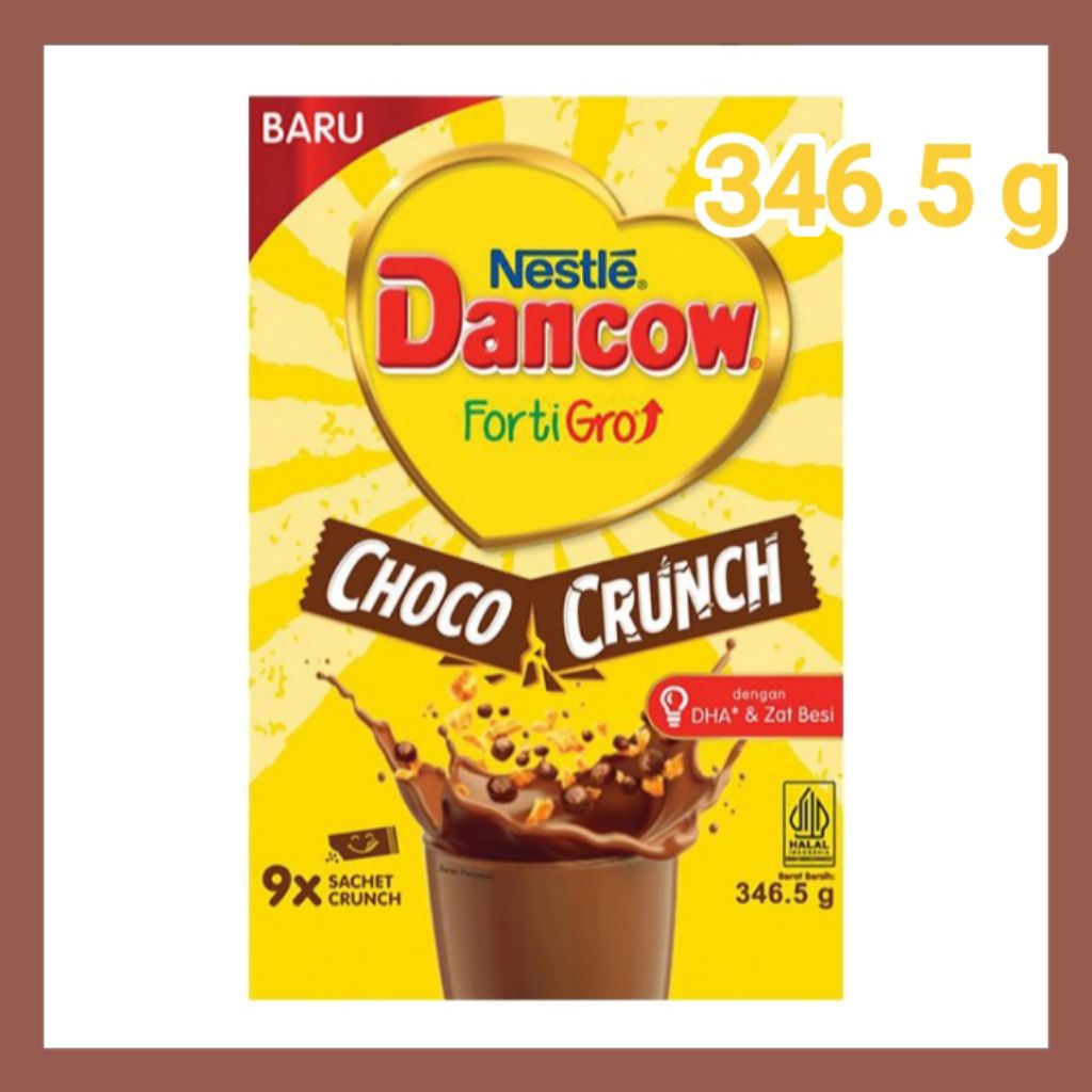 

Dancow FortiGro Susu Bubuk Instan Cokelat Crunch 346.5 g