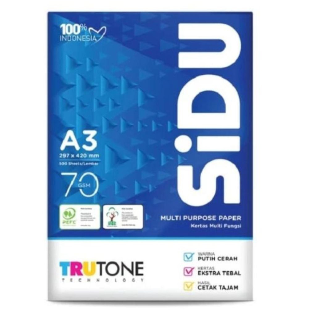 

kertas hvs A3 70 gram sinar dunia - sidu
