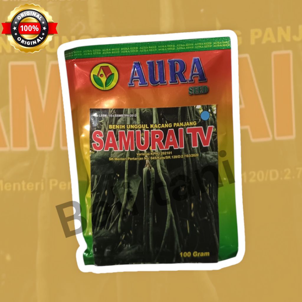 SAMURAI TV [100gram] - benih kacang panjang - AURA SEED
