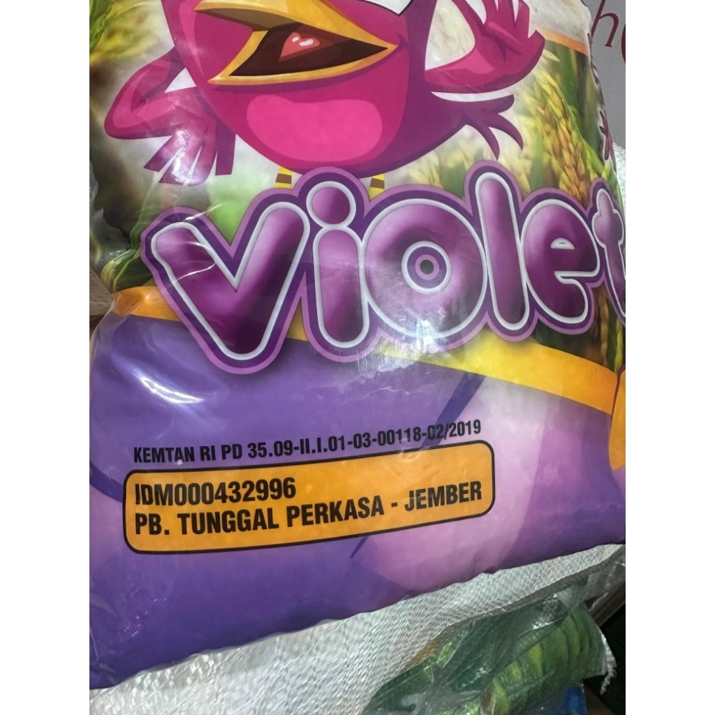 

Beras premium Violet 5kg (SATU PABRIK SAMA PINPIN)
