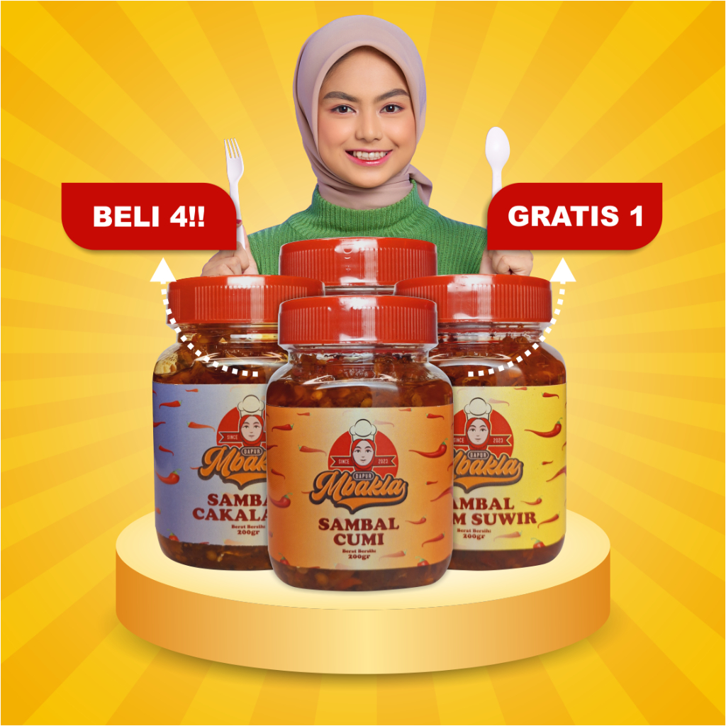 

Dapur Mbakla | Sambal Cumi Ayam Suwir Cakalang Cumi Ijo Pedas Nagih