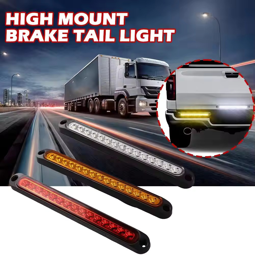 Lampu Stop Led Sein Rem Trailer Panjang Double Cabin Mobil Motor 12v 24v Universal Strobo Sein