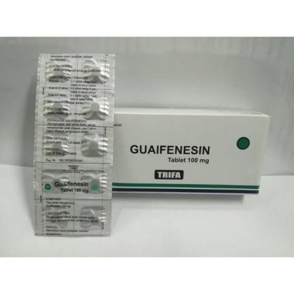 Guaifenesin / Glyceryl Guaiacolate 100mg