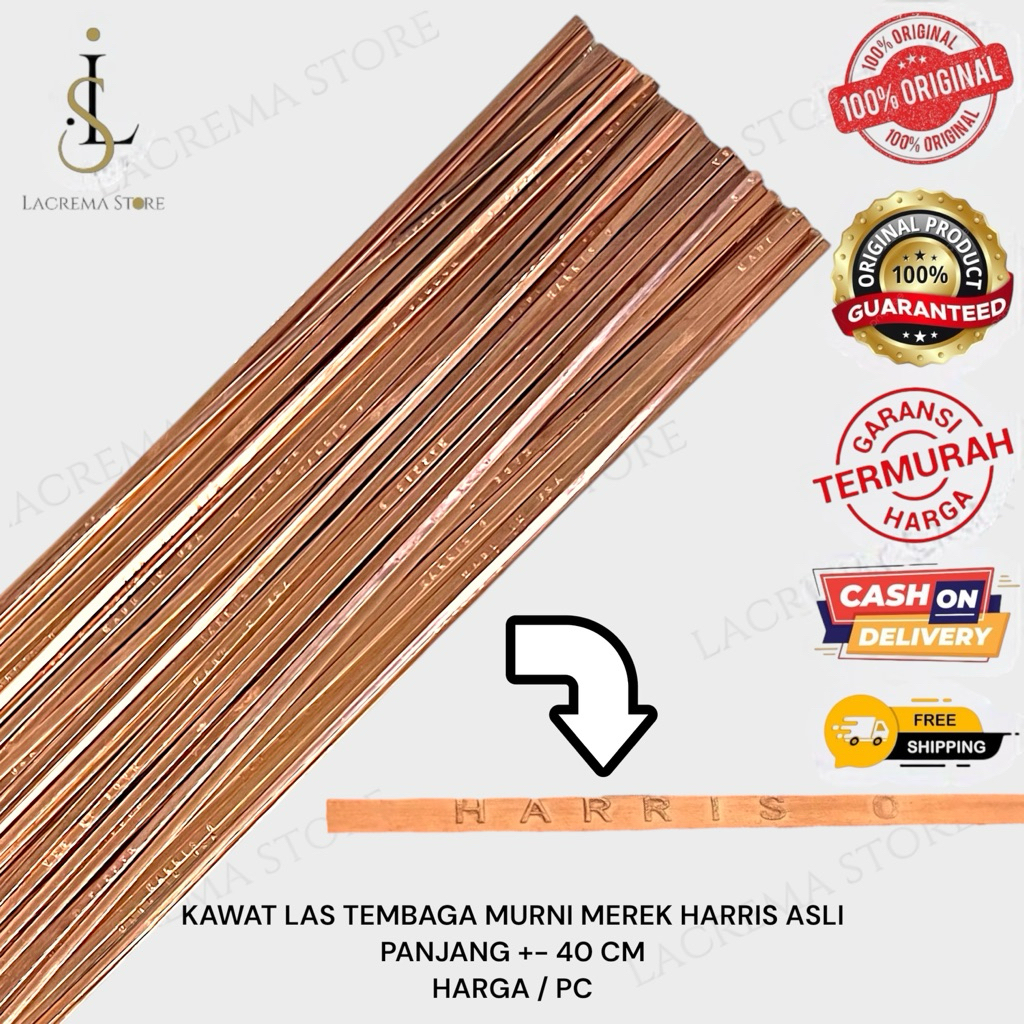 KAWAT LAS PERAK TEMBAGA MURNI HARRIS ASLI READY GROSIR MURAH ASLI TEMBAGA | KAWAT LAS AC TEMBAGA MER