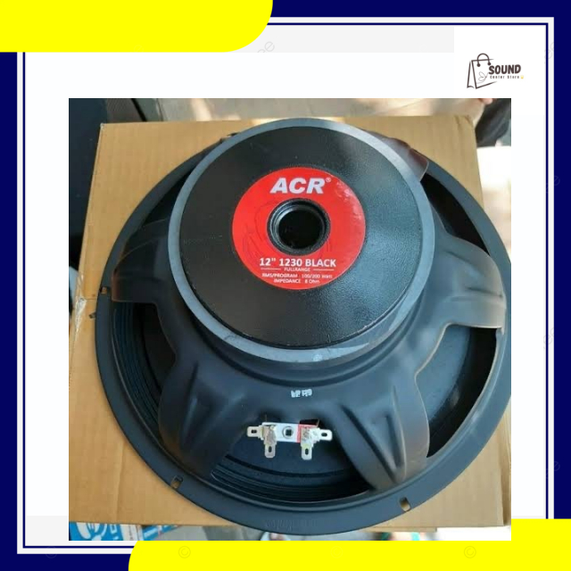 SPEAKER 12inch 12in FULL RANGE ACR 1230 Mk1 BLACK / SPEAKER ACR 1230 BLACK New