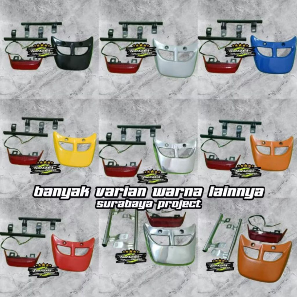 (Behel Begel Fiz R) behel begel belakang samping set lampu FIZ R