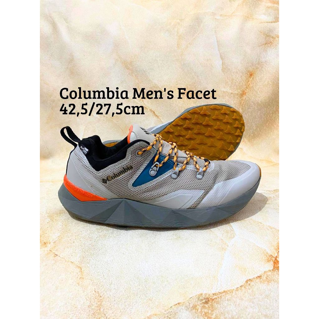 Columbia Men's Facet Outdry Sepatu Outdoor Gunung Hiking Trailrun Pendaki